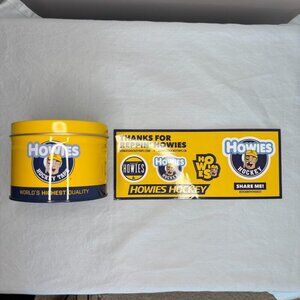 HOWIES HOCKEY TAPE CAN & STICKERS Tape not included Skate Ice Hockey Stick Tape